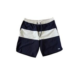 Salty Crew Mens‎ Hybrid Board Shorts Black Tan Colorblock Ripstop Size Large
